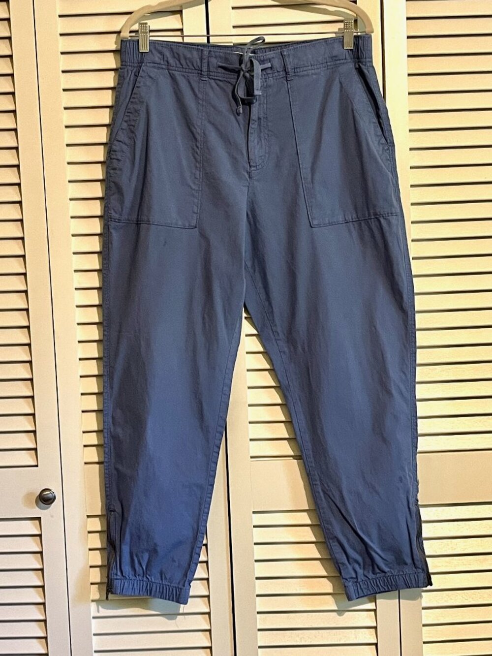 Sonoma Joggers * Size Large * Dusty Blue * Cotton/Spandex * Excellent Cond.
